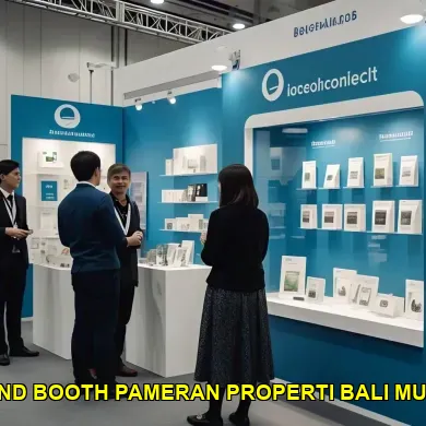 stand booth pameran properti bali murah